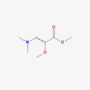 molecular formula C7H13NO3 B14408454 Methyl 3-(dimethylamino)-2-methoxyprop-2-enoate CAS No. 82957-69-5
