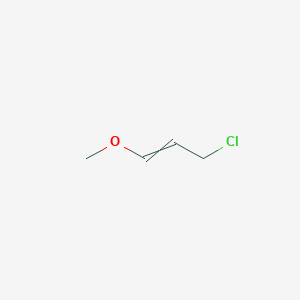 molecular formula C4H7ClO B14408459 3-Chloro-1-methoxyprop-1-ene CAS No. 80986-54-5