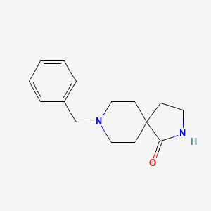 molecular formula C15H20N2O B1440846 8-Benzyl-2,8-diazaspiro[4.5]decan-1-one CAS No. 1123242-53-4