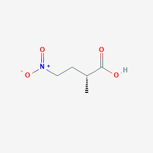 molecular formula C5H9NO4 B1440849 (R)-2-methyl-4-nitrobutanoic acid CAS No. 88390-28-7