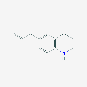 molecular formula C12H15N B14408543 6-(Prop-2-EN-1-YL)-1,2,3,4-tetrahydroquinoline CAS No. 80574-21-6