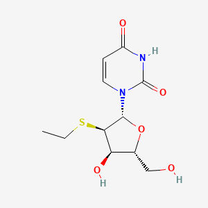 molecular formula C11H16N2O5S B14408554 2'-S-Ethyl-2'-thiouridine CAS No. 83087-97-2
