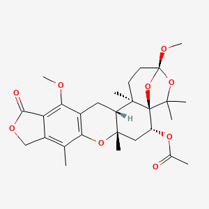 molecular formula C28H36O9 B14408593 Austalide A CAS No. 81543-01-3