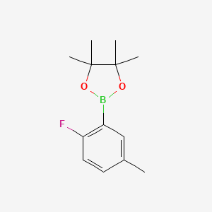 B1440872 2-(2-Fluoro-5-methylphenyl)-4,4,5,5-tetramethyl-1,3,2-dioxaborolane CAS No. 1192045-84-3