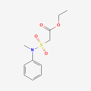 molecular formula C11H15NO4S B14408721 Ethyl [methyl(phenyl)sulfamoyl]acetate CAS No. 87712-30-9