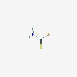molecular formula CH2BrNS B14408746 Carbamothioyl bromide CAS No. 80533-87-5