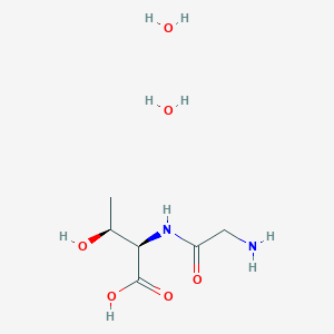 molecular formula C6H16N2O6 B1440875 Glycyl-d-threonine dihydrate CAS No. 74807-44-6