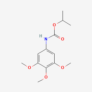 molecular formula C13H19NO5 B14408777 Propan-2-yl (3,4,5-trimethoxyphenyl)carbamate CAS No. 84972-11-2