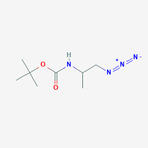 molecular formula C8H16N4O2 B1440883 tert-butyl N-(1-azidopropan-2-yl)carbamate CAS No. 149602-64-2