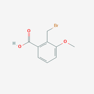 molecular formula C9H9BrO3 B1440884 2-Bromomethyl-3-methoxybenzoic acid CAS No. 857652-06-3