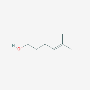 molecular formula C8H14O B14408886 4-Hexen-1-ol, 5-methyl-2-methylene- CAS No. 80719-96-6