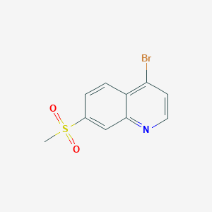 B1440891 4-Bromo-7-(methylsulfonyl)quinoline CAS No. 1375302-40-1