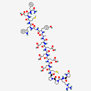 molecular formula C94H128N22O31S2 B1440892 Gastrin I Rat CAS No. 81123-06-0