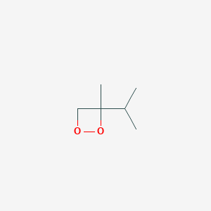 molecular formula C6H12O2 B14408935 3-Methyl-3-(propan-2-yl)-1,2-dioxetane CAS No. 86954-71-4