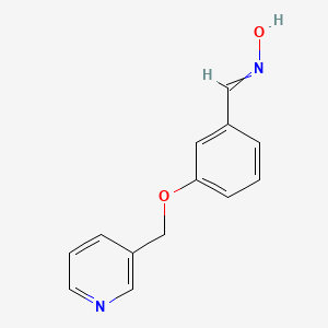molecular formula C13H12N2O2 B1440896 3-(Pyridin-3-ylmethoxy)benzaldehyde oxime CAS No. 1030421-72-7