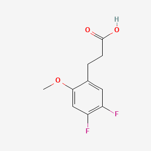 molecular formula C10H10F2O3 B1440897 3-(4,5-Difluoro-2-methoxyphenyl)propionic acid CAS No. 1092460-69-9