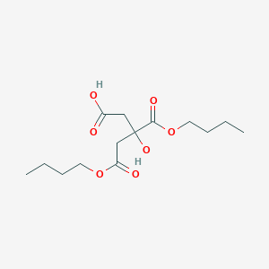 molecular formula C14H24O7 B14409012 1,2-Dibutyl citrate CAS No. 123301-46-2