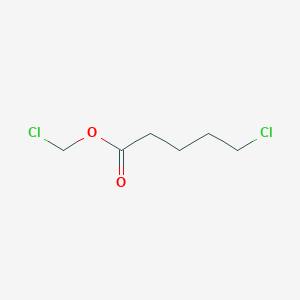molecular formula C6H10Cl2O2 B14409067 Chloromethyl 5-chloropentanoate CAS No. 80482-35-5