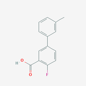 2-Fluoro-5-(3-methylphenyl)benzoic acid