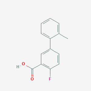 2-Fluoro-5-(2-methylphenyl)benzoic acid