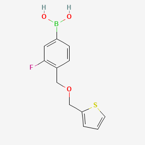 3-Fluoro-4-(thiophen-2-ylmethoxymethyl)phenylboronic acid