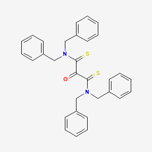 molecular formula C31H28N2OS2 B14409154 N~1~,N~1~,N~3~,N~3~-Tetrabenzyl-2-oxopropanebis(thioamide) CAS No. 87898-68-8