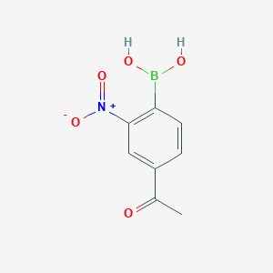 4-Acetyl-2-nitrophenylboronic acid