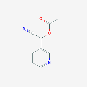 Cyano(pyridin-3-yl)methyl acetate