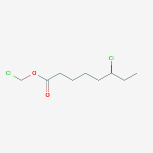 molecular formula C9H16Cl2O2 B14409185 Chloromethyl 6-chloro-octanoate CAS No. 80418-68-4