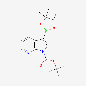 Tert-butyl 3-(4,4,5,5-tetramethyl-1,3,2-dioxaborolan-2-YL)-1H-pyrrolo[2,3-B]pyridine-1-carboxylate