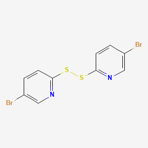 molecular formula C10H6Br2N2S2 B1440938 1,2-Bis(5-bromopyridin-2-yl)disulfane CAS No. 872273-36-4