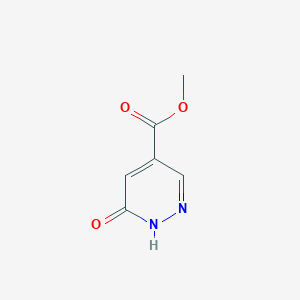 molecular formula C6H6N2O3 B1440944 Methyl 6-oxo-1,6-dihydropyridazine-4-carboxylate CAS No. 89640-81-3