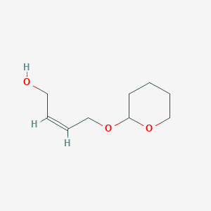 molecular formula C9H16O3 B144095 (Z)-4-(Tetrahydro-2H-pyran-2-yl-oxy)but-2-en-1-ol CAS No. 57323-06-5