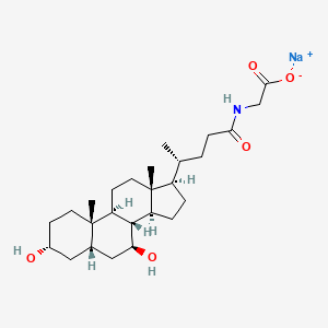 molecular formula C26H42NNaO5 B1440953 Ursodeoxycholylglycine sodium CAS No. 92411-07-9