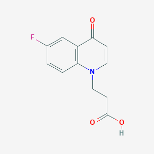 3-(6-fluoro-4-oxoquinolin-1(4H)-yl)propanoic acid