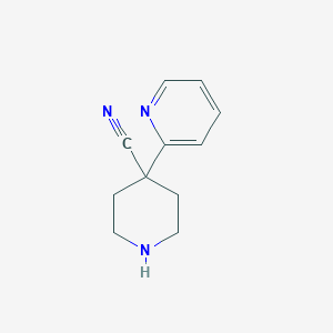 4-(Pyridin-2-yl)piperidine-4-carbonitrile