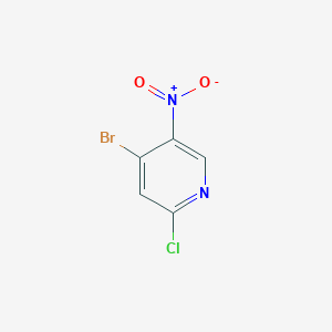 molecular formula C5H2BrClN2O2 B1440974 4-Bromo-2-chloro-5-nitropyridine CAS No. 1261767-18-3