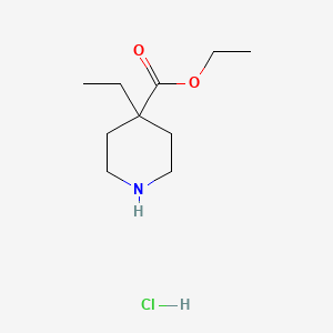 Ethyl 4-ethyl-4-piperidinecarboxylate hydrochloride