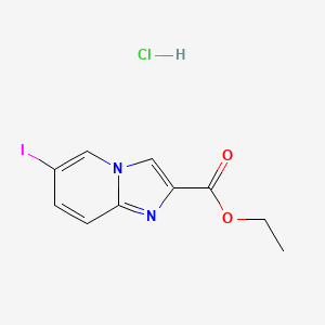 Ethyl 6-iodoimidazo[1,2-a]pyridine-2-carboxylate hydrochloride
