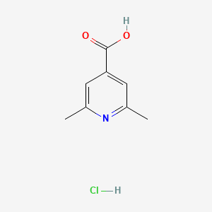 molecular formula C8H10ClNO2 B1440997 2,6-Dimethylisonicotinic acid hydrochloride CAS No. 857363-49-6