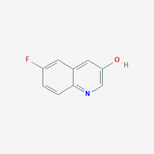molecular formula C9H6FNO B1441015 6-Fluoroquinolin-3-ol CAS No. 1167056-03-2
