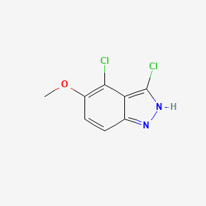 molecular formula C8H6Cl2N2O B1441018 3,4-Dichloro-5-methoxy-1H-indazole CAS No. 1167056-25-8