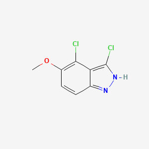 molecular formula C8H6Cl2N2O B1441018 3,4-Dichloro-5-methoxy 1H-indazole CAS No. 1167056-25-8