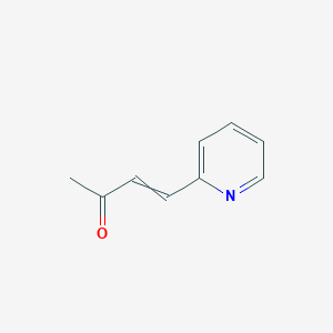 B1441020 3-Buten-2-one, 4-(2-pyridinyl)- CAS No. 61453-86-9