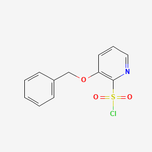 molecular formula C12H10ClNO3S B1441022 3-(苄氧基)吡啶-2-磺酰氯 CAS No. 885277-11-2