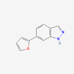 molecular formula C11H8N2O B1441025 6-(furan-2-yl)-1H-indazole CAS No. 885271-95-4