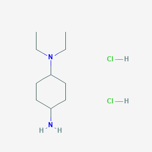 molecular formula C10H24Cl2N2 B1441035 N,N-二乙基-环己烷-1,4-二胺二盐酸盐 CAS No. 1414958-12-5