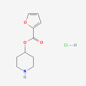 4-Piperidinyl 2-furoate hydrochloride