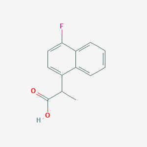 2-(4-Fluoronaphthalen-1-yl)propanoic acid