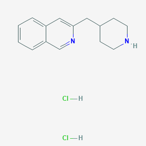 molecular formula C15H20Cl2N2 B1441051 3-Piperidin-4-ylmethyl-isoquinoline dihydrochloride CAS No. 1187928-64-8